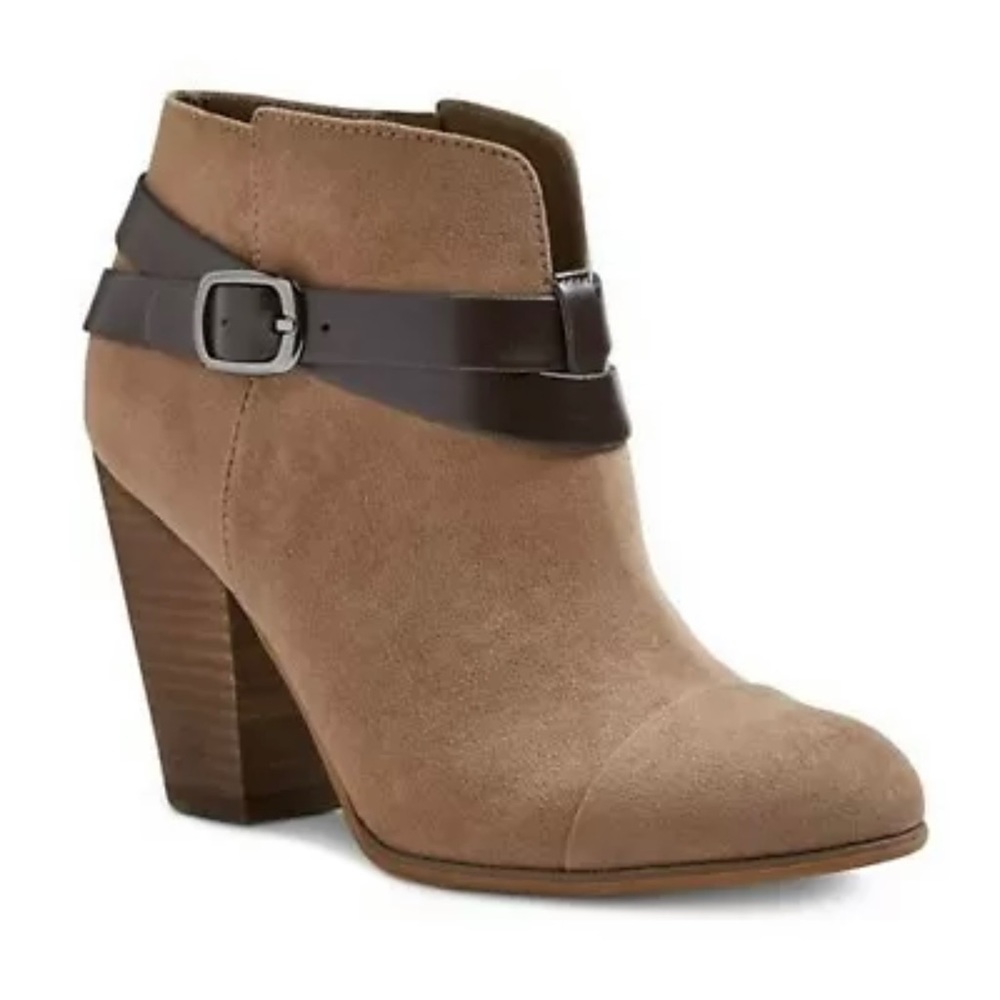 Unity By Carlos Santana Womens Hyland Brown Ankle Boots 9.5